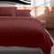 Soleil d'ocre, Housse de Couette en Coton 57 Fils 240x220 cm Uni Brique, par Soleil d'Ocre