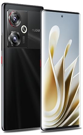 nubia Celular Z50 - Teléfono Android 5G, cámara Dual de 64MP+50MP, Qualcomm Snapdragon 8 Gen 2, Pantalla AMOLED de 144Hz 6.67”, Carga rápida de 80W, batería de 5000mAh, 12+256GB, Negro