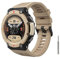MoKo Cinturino Compatibile con Amazfit T-Rex 2 Smartwatch, Cinturino di Ricambio in Silicone Morbido con Cacciavite in Metallo, Cachi del deserto