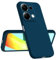 Longstong Custodia Compatibile con Redmi Note 13 Pro 4G / POCO M6 Pro 4G (6.67), Sottile Antishock Personalizzata Design Minimalista - Blu zaffiro