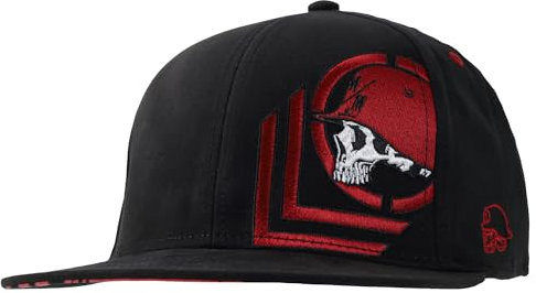 Metal Mulisha Herren Sketched Flex Hat Baseballkappe, rot, S/M