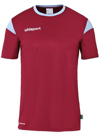 uhlsport Unisex Squad 27 Kurzarm Trikot, Bordeaux/Skyblau, S EU