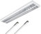 ELG Leuchten LED Rasteranbauleuchte 150cm 2-flammig inkl. 2x 24 Watt 3600lm (7200lm) (4000K) (Neutralweiß) 150 lm/W Daylight Büroleuchte Deckenleuchte Rasterleuchte optional Pendelleuchte