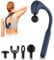 INKEER Massage Gun with Extended Handle Revolutionary U-Shaped Back Massager for Pain Relief Deep Tissue Body Massager for Neck,Shoulder,Leg-Reach Every Muscle with Ease (Dark Blue)