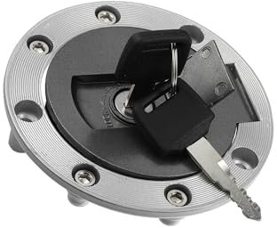 Motoforti 1 Set Motorbike Gas Tank Cover Fuel Tank Cap with Keys for Yamaha Long-lasting