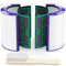Filtre de rechange compatible avec purificateur d'air Dyson TP04 DP04 HP04 DP05 TP05, haute efficacité H13 Grade True HEPA et filtre à charbon actif