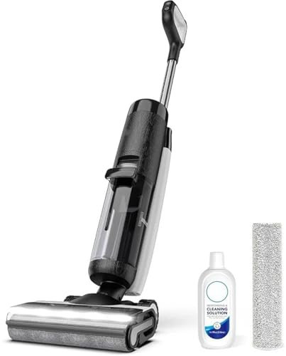 JKELPV Vacuum Cleaner Cordless Wet Dry Vacuum Cleaner, Smart Floor Cleaner Mop For Hard Floors,Dual-Sided Edge Cleaning, Self-Cleaning portable cleaning mac
