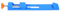 TOBBOMEY Cutting Machine Base Guide Rail Working Round Saw Adjustable Cutting Machine Woodworking Clip Workbench Circular Saw Brake Drainage Plug Blind Plate Bracket Workbench Saw Abs Blue
