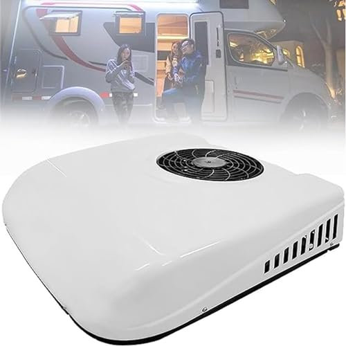 climatiseur RV 12V / 24V climatiseur de toit RV pour camions et caravanes RV, climatiseur de camping-car, refroidissement efficace pour un voyage confortable dans les remorques et les carava