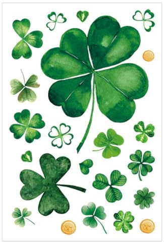 Pqahffowr C Patricks Day Decorations Stickers. 'S Day Window Clings Decor Easy Install Easy to Use