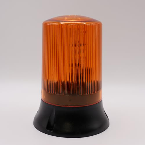 V2 (Feu Industriel - Orange) - Feu clignotant LED industriel 230 V / 24 V / 12–24 Vdc avec antenne 433 MHz - V2 LAMP-LED-FULL + 1 Goodies DOMOBIP