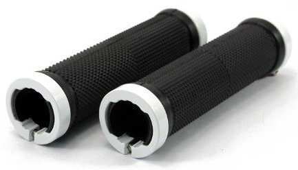 LUPO BMX Handlebar Grips - Double Lock On Locking – Fits MTB Bicycle Mountain Bike Stunt Scooter
