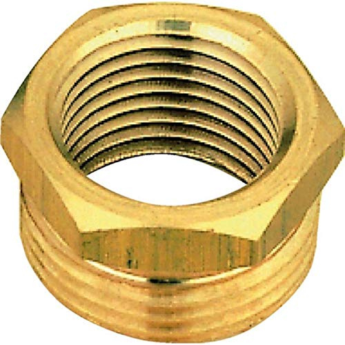 réduction en laiton à visser - 6 pans - mâle 40 x 49 vers femelle 33 x 42 - sachet de 1