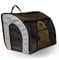 K&H PET Products Reise-Sicherheitstasche für Haustiere, Hundebox für Autoreisen, Hundetragetasche für große Hunde, tragbare Autositz-Zwinger, grau/schwarz, groß, 74 x 55 x 65 cm