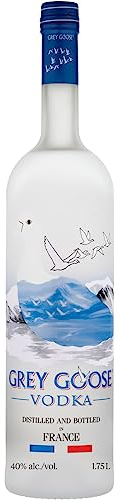 GREY GOOSE Premium French Vodka, 40% ABV, 175cl / 1.75L, Made in France using natural ingredients