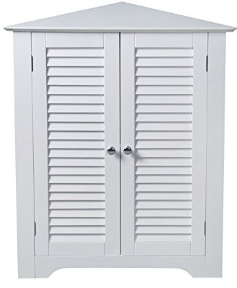 ASPECT Odense Bathroom Corner Storage Cabinet, White, 66.5x47x79.5cm