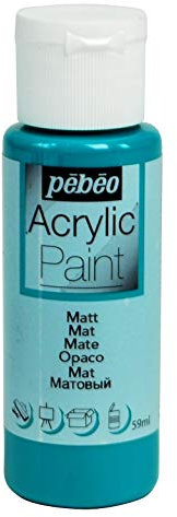Pebeo 59 ML Mat Émeraude, Acrylique, Vert, 3.3 x 3.3 x 10 cm