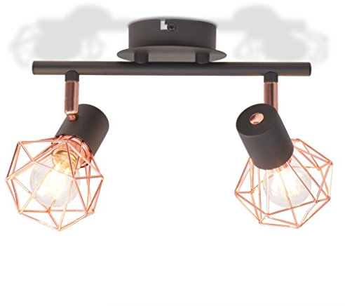 vidaXL Deckenlampe 2 LED Glühlampen 8W Deckenleuchte Deckenstrahler Deckenspot