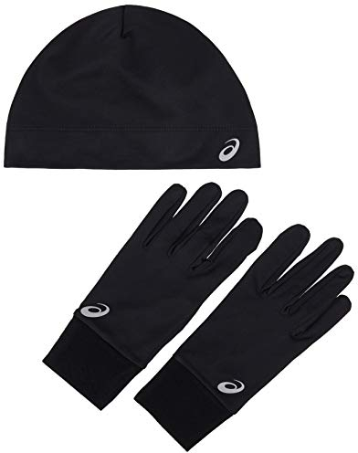 ASICS Herren 3013a035 gloves Beannie, Schwarz, Medium EU