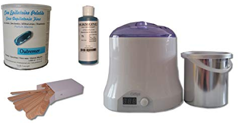 Storepil - Kit épilation OUTREMER, Cid Epil, chauffe Pot 800 ml, cire pelable