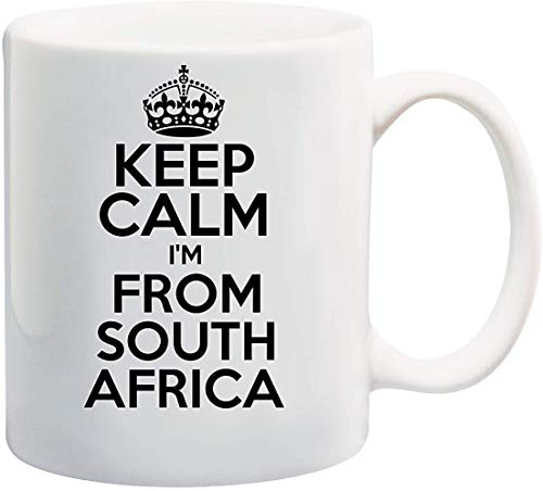 Keep Calm I'm from South Africa Theme 11oz White Ceramic Coffee/Tea Mug