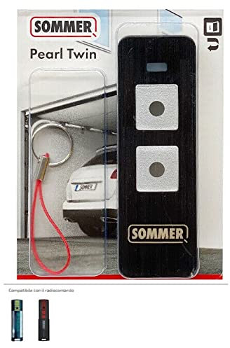 TELECOMANDO RADIOCOMANDO TRASMETTITORE SOMMER FM 2 CANALI ORIGINALE 434,42 MHZ