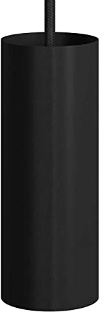 Tub-E14 Scheinwerfer-Röhre mit E14-Doppel-Gewindering-Fassung - Schwarz