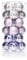 24 Christbaumkugeln Glas 6cm//Weihnachtskugeln Weihnachtsschmuck Weihnachtsdeko Baumkugeln Baumschmuck Christbaumschmuck Kugeln Glaskugeln Dose, Farbe: Dreamy Lilac (lila)