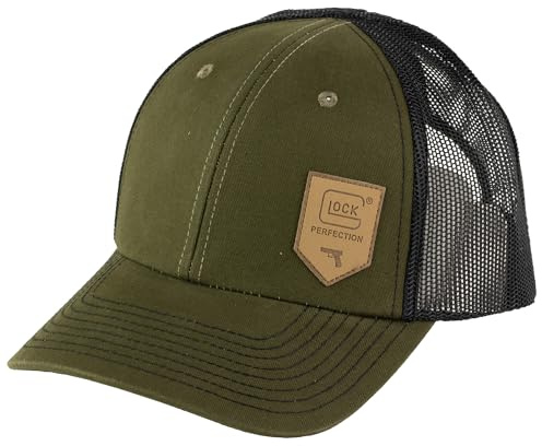 Glock AP95883 Sombrero Chino de Malla Verde, Verde, Talla Unica-L