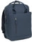 New Rebels Unisex Harper Miami Rucksack 9L wasserdichter Rucksack mit Doppelverschluss 13-Zoll-Laptopfach Wasserabweisender Reißverschluss – Gepolsterte Träger, ideal für Arbeit & Schule - Marineblau