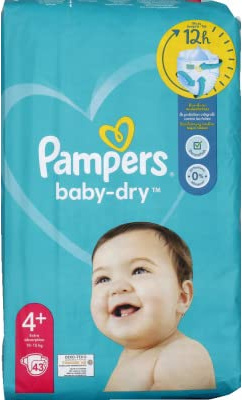 Pampers Baby Dry Größe 4+ - 43 Windeln