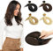 Yamel Pre Bonded U Tip Hair Extensions Real Human Hair Dark Brown 1g/Strand Keratin Nail Tip Hair 50 Strands 16 Inch