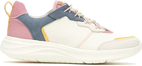 Hush Puppies Women's Elevate Bungee Sneaker, Blue, 4 UK