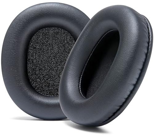WC PadZ M50X - Upgraded Earpads for Audio Technica M50X / M40X / M30X and more ATH Headphone Models, by Wicked Cushions | Thick and Soft Earpads for Longer Listening | Black