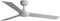 Faro RUDDER Petit ventilateur de plafond CC blanc et frêne, 6 vitesses