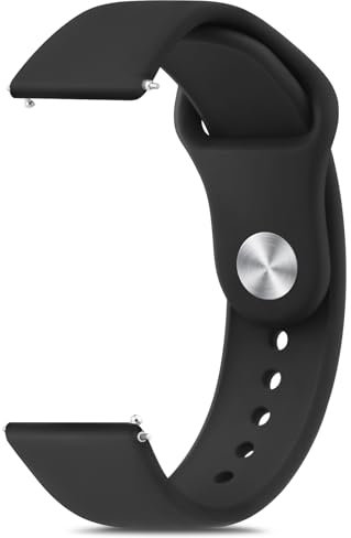 Wanme Cinturini a Sgancio Rapido 20mm 22mm,Cinturino per Garmin Vivoactive 3/3 Music,per Garmin Vivoactive 5/Forerunner 55/245/645/645 Music Donna Uomo