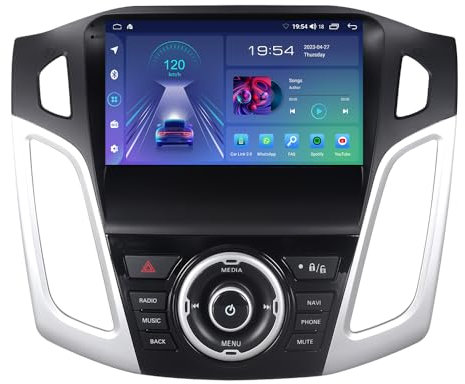 ACAVICA Autoradio per Ford Focus MK3 2011-2014 Android 14 Car Stereo 2+64GB Wireless Carplay 9 Pollici Navigazione GPS Bluetooth WiFi DSP (Autoradio per Ford Focus MK3)