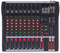 QUIOTUIR 48 V Mischpult, Audio, 8 Kanäle, Schwarz, Bluetooth, USB, XLR, Profi-Konsole, Soundboard, Tischsystem