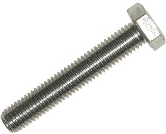 METALMATE Lot de 25 vis haute résistance ZP M16 x 150 mm
