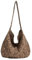 BAUIOREAD 1 Stück Leopardenmuster Tasche Jacquard Tasche Leopardenmuster Handtasche Leopardenmuster Clutch Tasche Leopardenmuster Damentasche Leopardenmuster Geldbörse Achseltasche, braunes