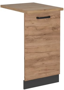 Vicco Tapa del lavavajillas R-Line, Roble Dorado, 45 cm, ET Roble