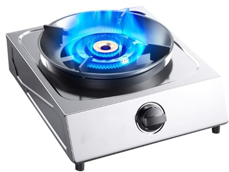 Cucina A Gas, Fornello A Da Tavolo 5,2 KW, A A Fuoco Alto Con Un Solo Bruciatore, Adatta For Campeggio, Ristoranti, Case(NG)