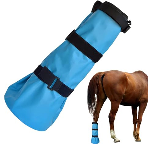 Eojpdji Huf Bade Stiefel Hufpflege Eimer Sack mit Eva Einlage