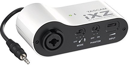 Tascam iXZ Mikrofon und Instrument Audio Interface für iOS Mobile Geräte, iPhone, iPod und iPad