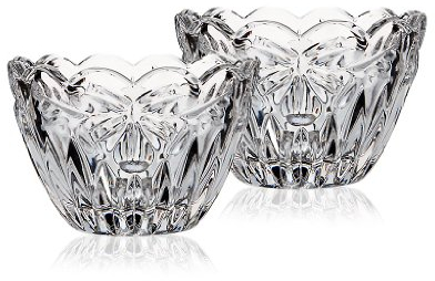 2er Set Schale Dessertschale Konfektschale Gianna Transparent D 9 cm Kristall