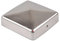 Baumarktplus Pfostenkappe Edelstahl 121 mm Pyramide Abdeckkappe für Pfosten 12x12cm