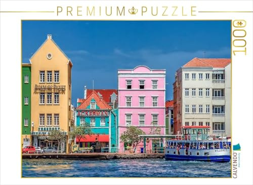 CALVENDO Puzzle Curaçao - Bunte Insel in der Karibik | 1000 Teile Lege-Größe 64 x 48 cm Foto-Puzzle für glückliche Stunden
