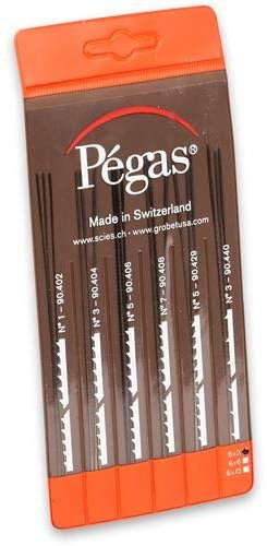 Pegas Wood Scroll Saw Blade Starter Pack