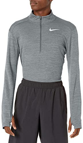Nike BV4755 M NK DF PACER TOP HZ Sweatshirt mens iron grey/grey fog/reflective silv XL