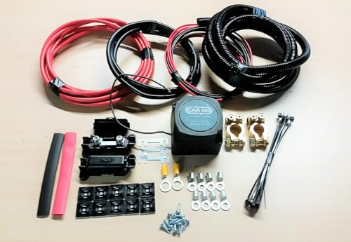 Professional Quality Voltage Sensitive Automatic Split Charge Relay Kit 140 Amp 5M LG